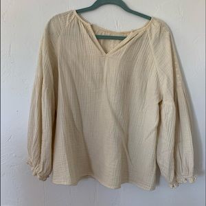 Off white “pirate” looking blouse